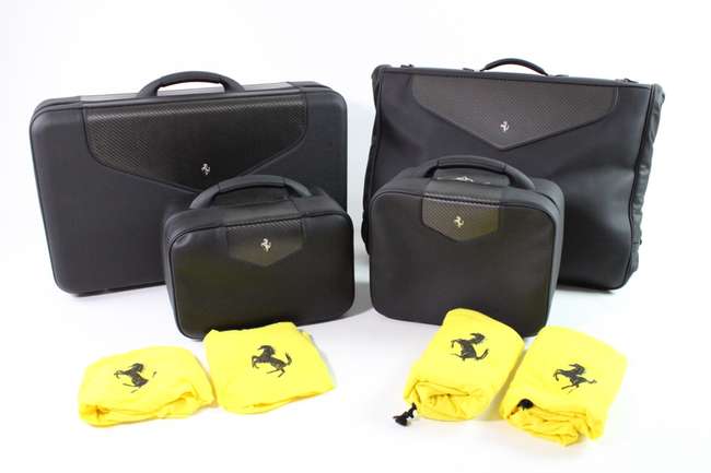 2005-06 Ferrari 575 Superamerica Complete 4-Piece Schedoni L-Auction Lot
