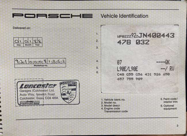 1988 Porsche 924 S Le Mans -Sold