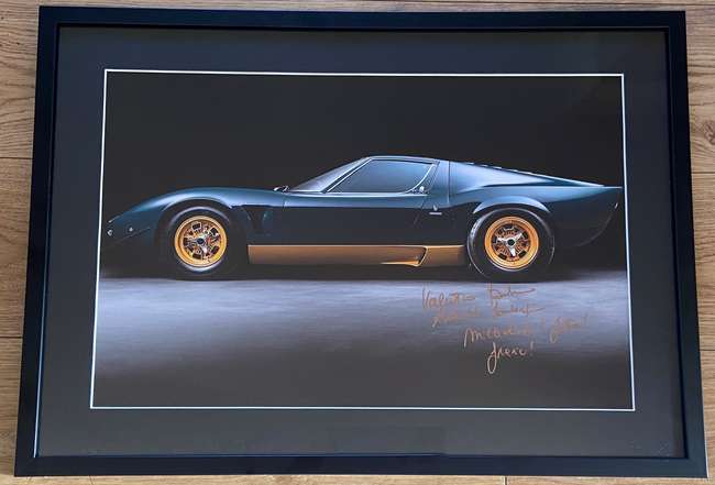 Miura Jota Print signed by Valentino Balboni-Sold
