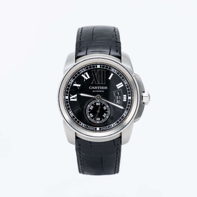 Cartier ‘Calibre De Cartier’ 2015 complete with box and pape-Sold