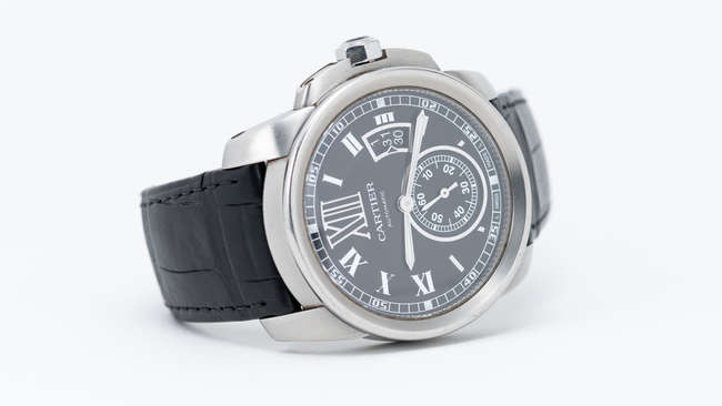 Cartier ‘Calibre De Cartier’ 2015 complete with box and pape-Sold