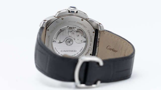 Cartier ‘Calibre De Cartier’ 2015 complete with box and pape-Sold