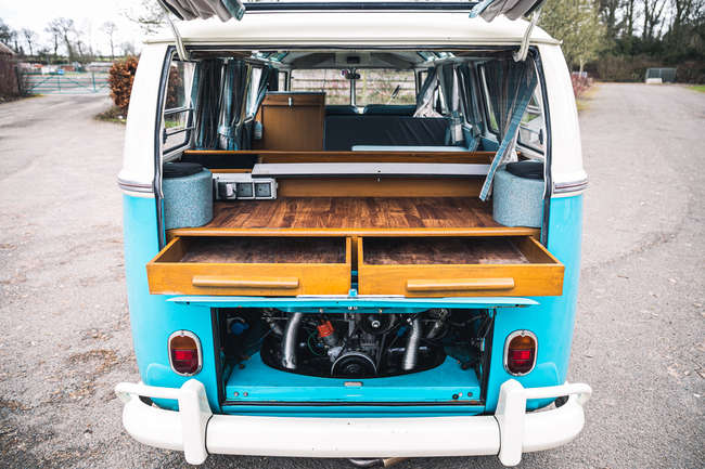 1967 Volkswagen Samba Split-Screen T1 21-Window Camper-Sold