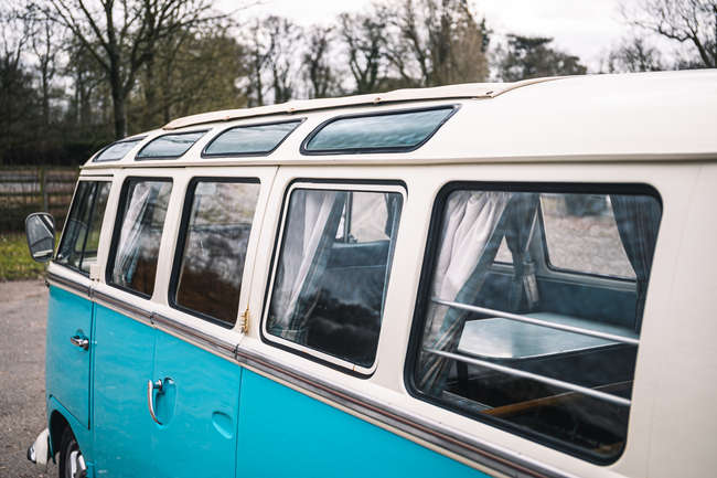 1967 Volkswagen Samba Split-Screen T1 21-Window Camper-Sold