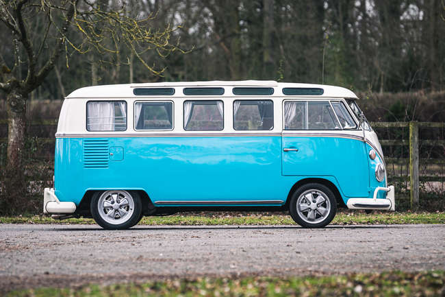 1967 Volkswagen Samba Split-Screen T1 21-Window Camper-Sold