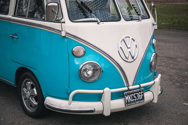1967 Volkswagen Samba Split-Screen T1 21-Window Camper-Sold
