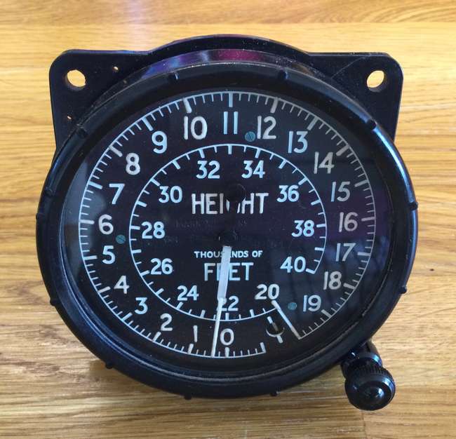 A Rare, Original Altimeter from a WWII Supermarine Spitfire-Sold