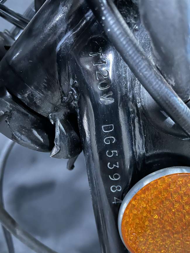 1972 Triumph T120V Bonneville-Sold
