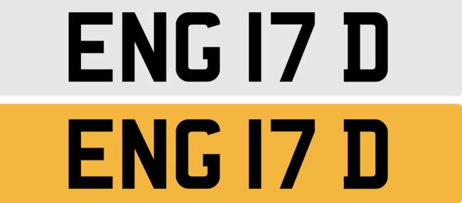 Registration Number ENG 17D-Auction Lot