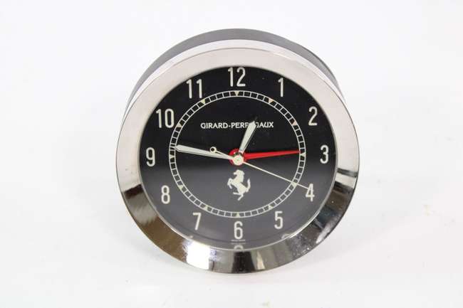 Ferrari Girard Perregaux Quartz Desk Clock, Swiss Made-Auction Lot