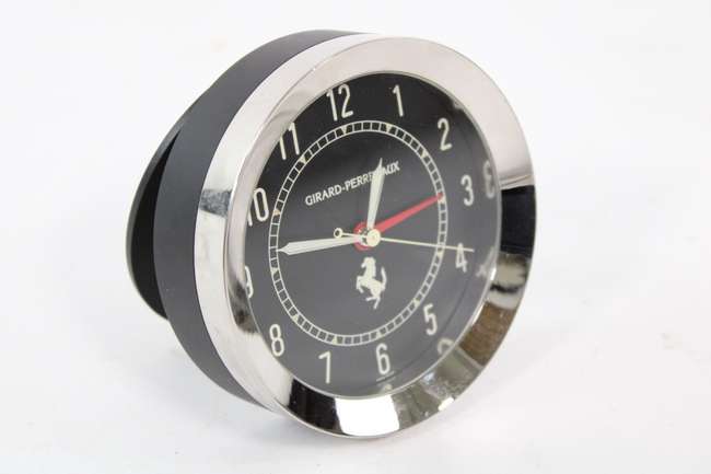 Ferrari Girard Perregaux Quartz Desk Clock, Swiss Made-Auction Lot