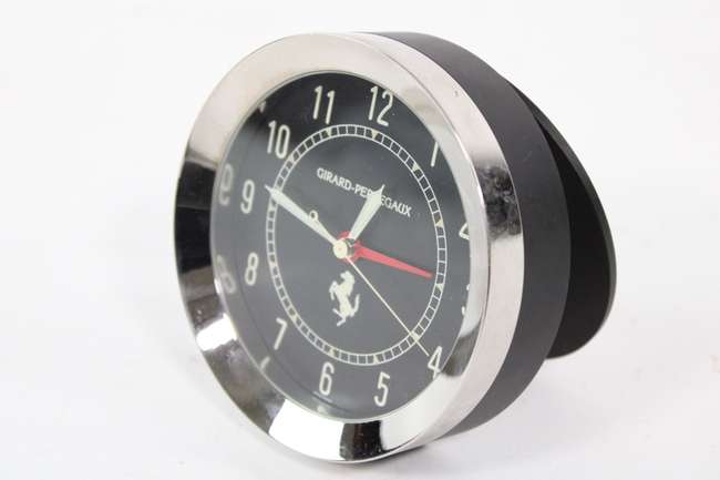Ferrari Girard Perregaux Quartz Desk Clock, Swiss Made-Auction Lot