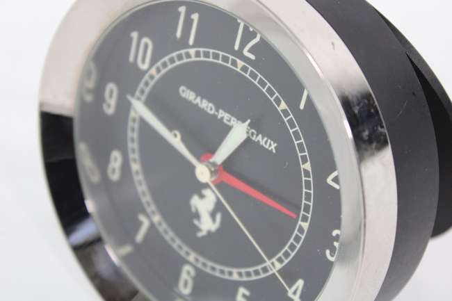 Ferrari Girard Perregaux Quartz Desk Clock, Swiss Made-Auction Lot