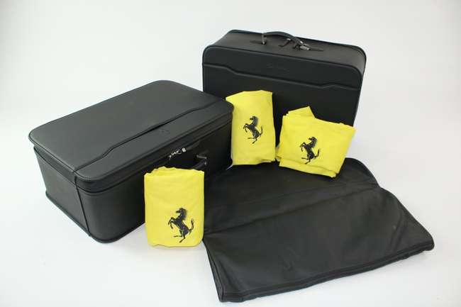 2008 - 2017 Ferrari California 3-Piece Schedoni Luggage Set-Auction Lot
