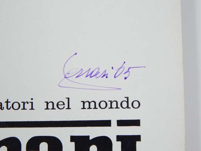1964 Ferrari Yearbook Signed by Enzo Ferrari-Auction Lot