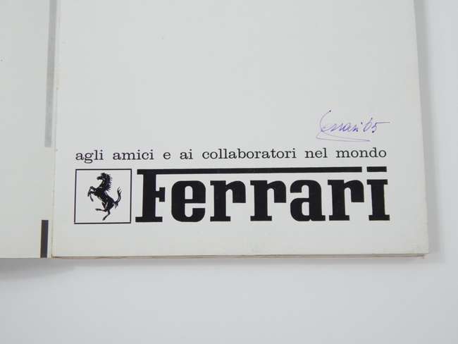 1964 Ferrari Yearbook Signed by Enzo Ferrari-Auction Lot