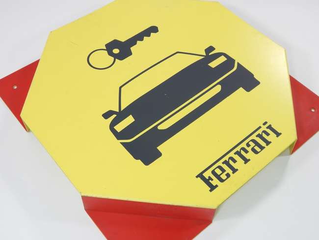 1990s Ferrari F40 Large Dealer Sign-Auction Lot