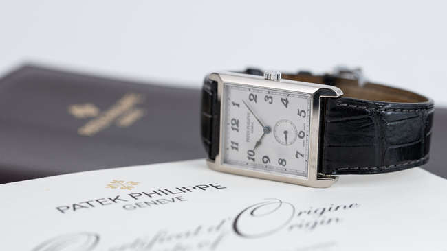 2006 Patek Philippe 5109G-001 Gondolo Jumbo 18ct White Gold-Auction Lot