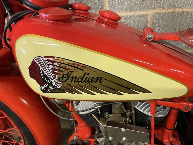 1946 Indian Scout 500cc-Sold