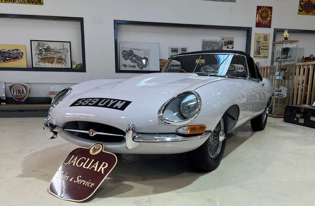 1961 Jaguar E-Type 3.8 Series 1 Outside Bonnet Lock Roadster-Sold