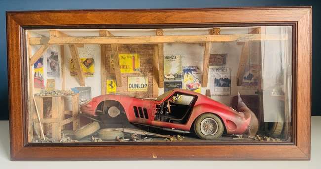 Ferrari 250 GTO Diorama by Classic Car Art-Sold