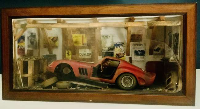 Ferrari 250 GTO Diorama by Classic Car Art-Sold