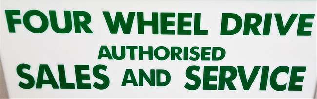 Land Rover Illuminated Dealership Sign -Sold