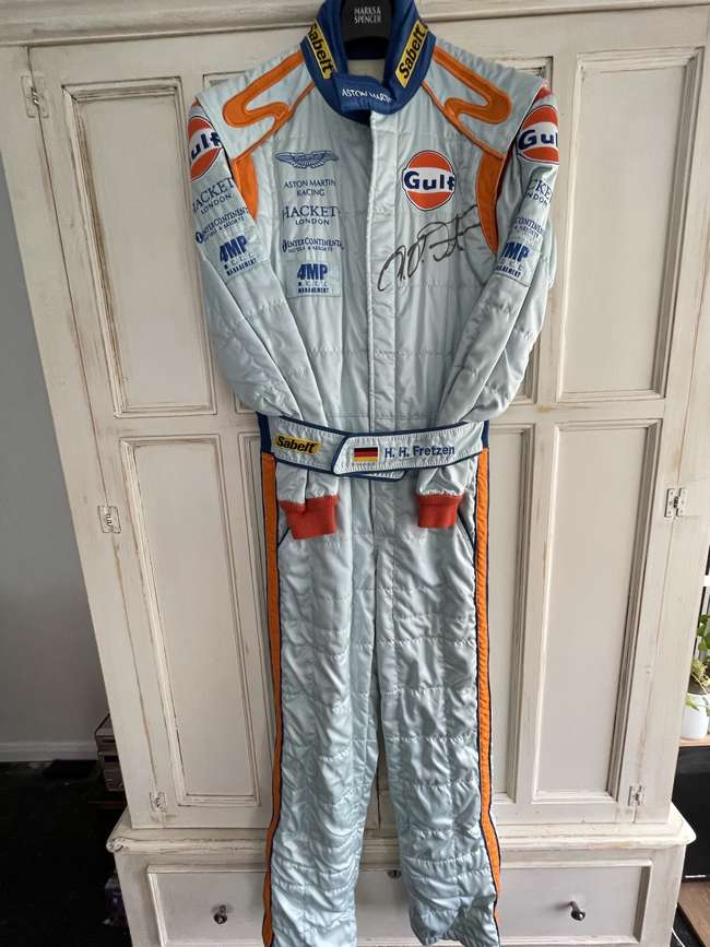 Heinz-Harald Frentzen Signed Race Overalls-Sold