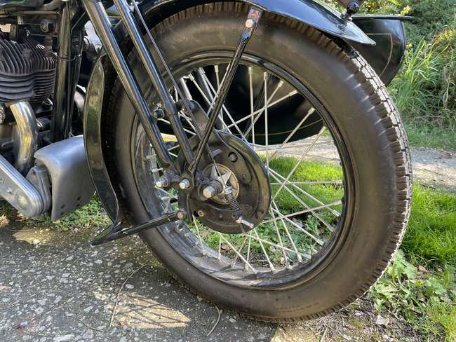 1939 Brough Superior SS80 with Alpine 'Petrol Tube' Sidecar-Sold