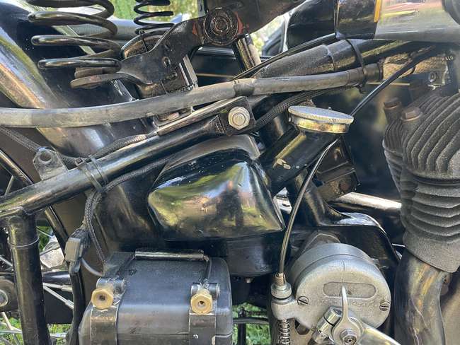 1939 Brough Superior SS80 with Alpine 'Petrol Tube' Sidecar-Sold