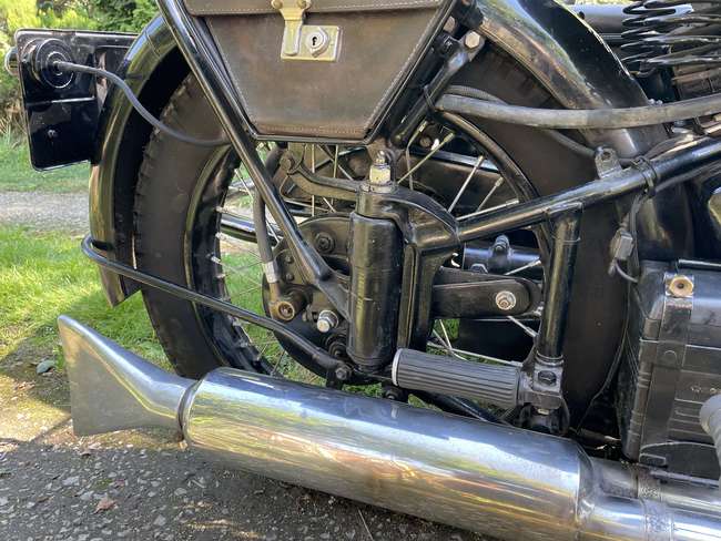 1939 Brough Superior SS80 with Alpine 'Petrol Tube' Sidecar-Sold