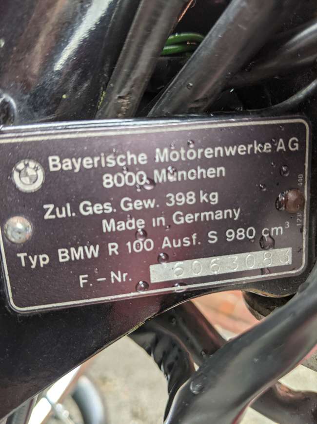 1977 BMW R100S-Sold