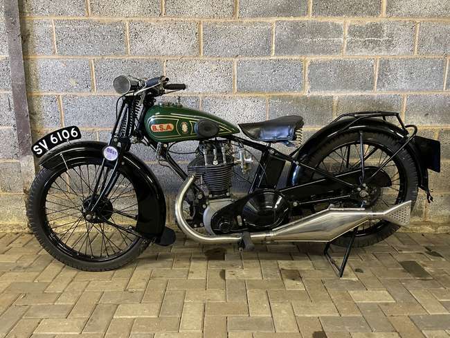 1929 BSA 493cc S29 Twin Port OHV Lightweight-Sold