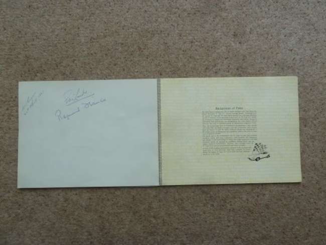 Charity Lot: 1961 Jaguar E-Type ringbound signed brochure-Sold