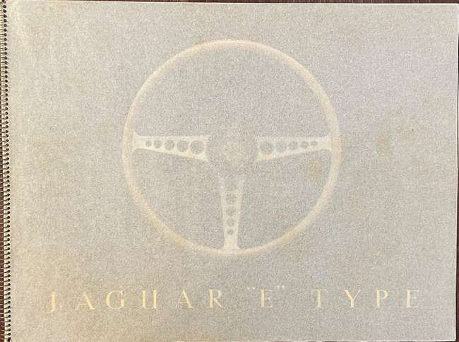 Charity Lot: 1961 Jaguar E-Type ringbound signed brochure-Sold