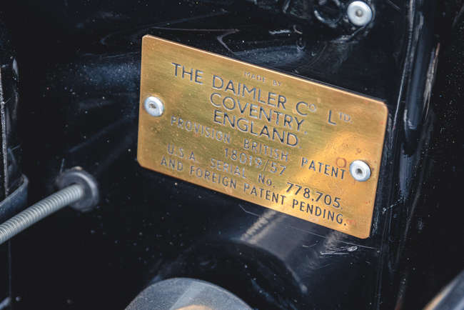 1961 Daimler SP250 (Ex-Metropolitan Police)-Sold