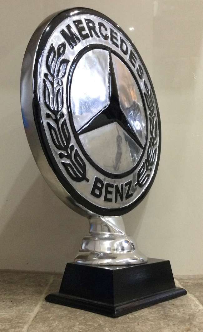 A Mercedes-Benz-Themed Cast Aluminium Trophy-Type Roundel-Sold