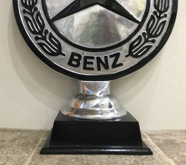 A Mercedes-Benz-Themed Cast Aluminium Trophy-Type Roundel-Sold
