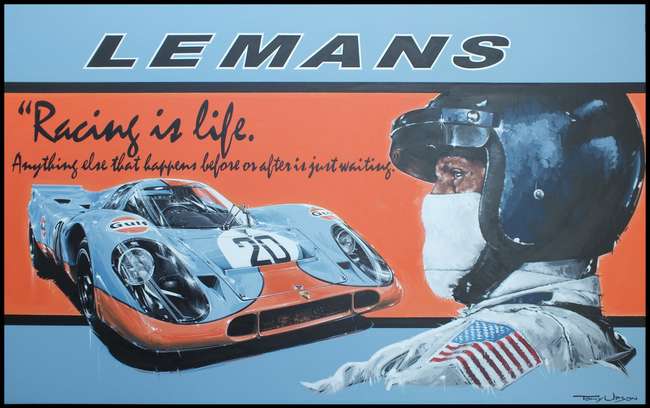 'Racing is Life' - Steve McQueen at Le Mans-Sold