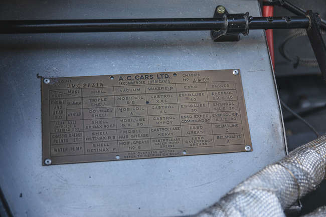 1955 AC Ace (Bristol)-Sold