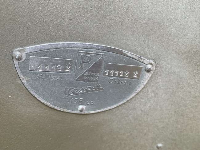 1954 Vespa 125cc-Sold