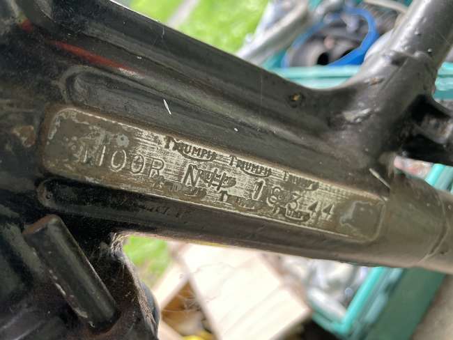 1973 Triumph T100R Daytona 490cc-Sold