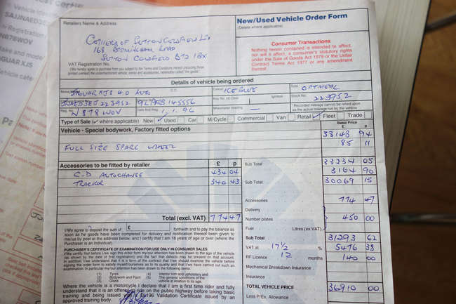 1996 Jaguar XJS 4.0 Celebration-Sold