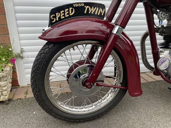 1959 Triumph 5TA Speed Twin 500cc-Sold