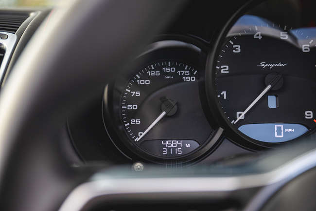 2015 Porsche Boxster Spyder (981)-Sold