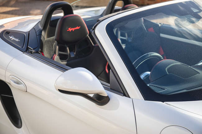2015 Porsche Boxster Spyder (981)-Sold