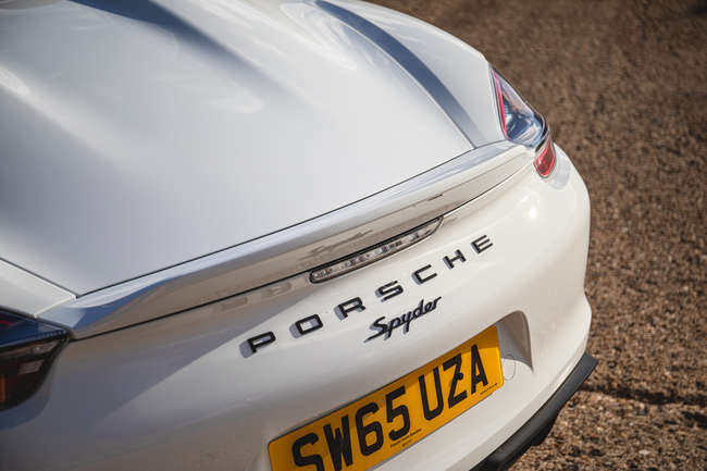 2015 Porsche Boxster Spyder (981)-Sold