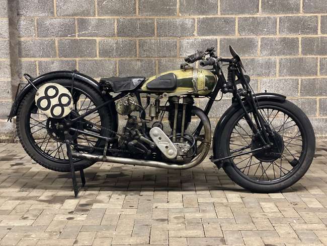 1927 Triumph Works TT Racing Motorcycle 489cc-Sold
