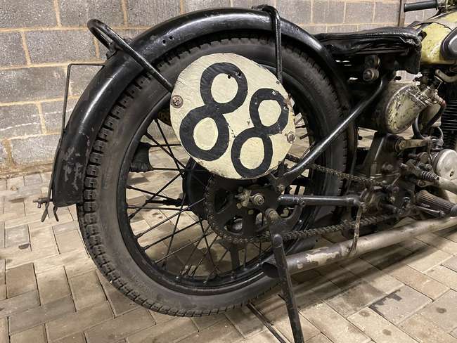 1927 Triumph Works TT Racing Motorcycle 489cc-Sold