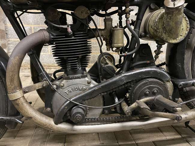 1927 Triumph Works TT Racing Motorcycle 489cc-Sold